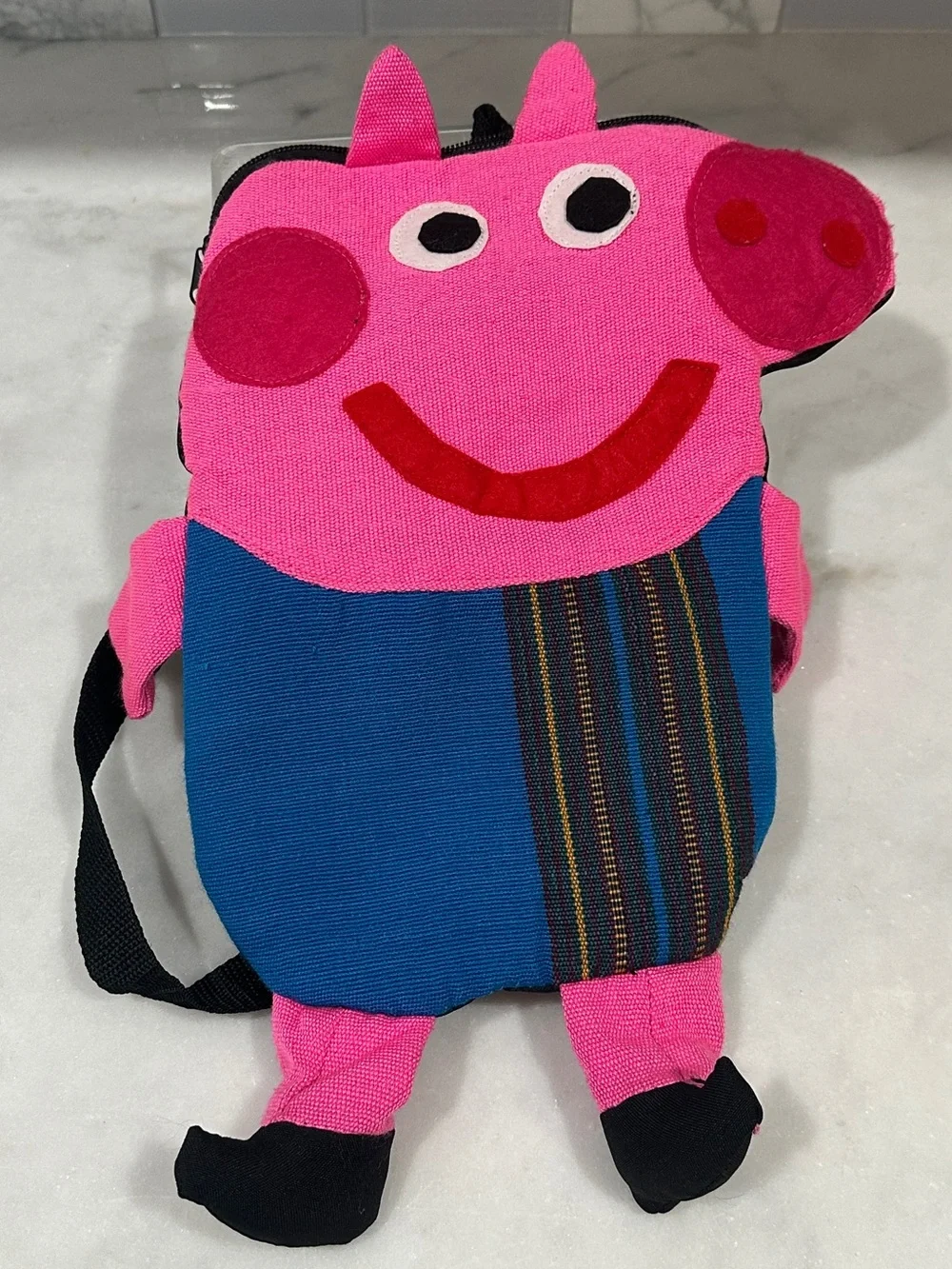 Children's Pink Cartoon Mini Backpack - Kids Plush Daypack